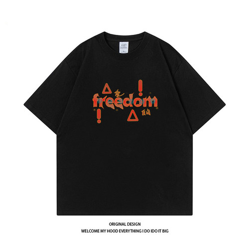 chry短袖潮青少年印花T恤新款