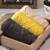 布条线手工编织材料包包diy钩针勾拖鞋 坐垫毯子收纳框玩偶毛线团