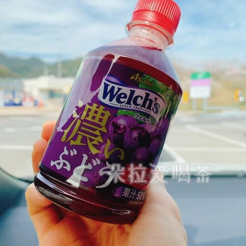 日本进口AsahiWelchs朝日浓厚葡萄橙子西柚果味果汁饮料280ml