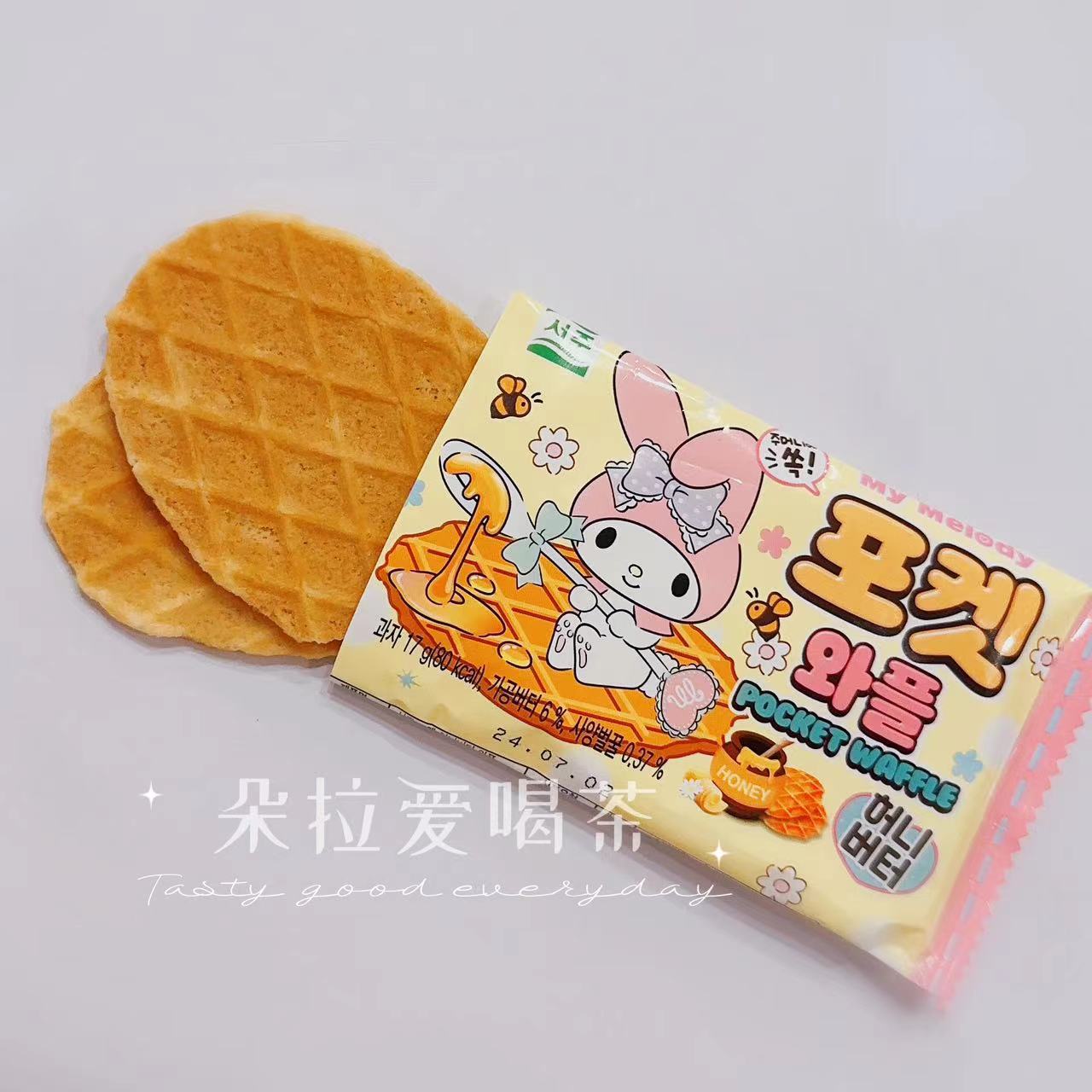 韩国三丽鸥黄油味华夫饼