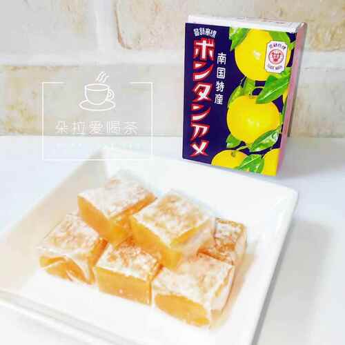 日本南国特产古早精化柚子糖软糖