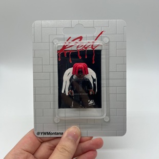 Red专辑周边积木人仔 Lotta 现货Playboi Carti手工挂卡玩具Whole