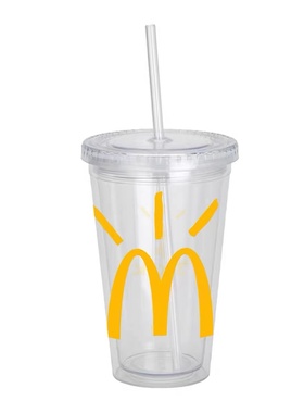 【现货】 Travis Scott 麦当劳吸管杯可乐杯Cactus Jack饮料杯子