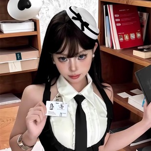 赫本英伦风黑白丝绒蝴蝶结小礼帽日系少女jk学院圆顶帽头饰发饰