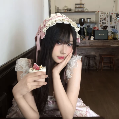 日系软妹蕾丝头饰发带洛丽塔发夹