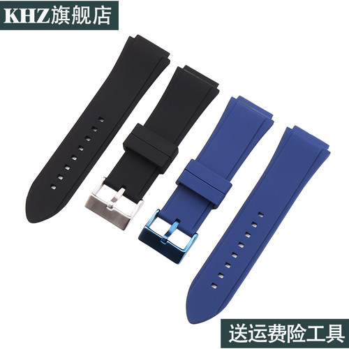 GUESS硅胶表带男女手表配件22mm