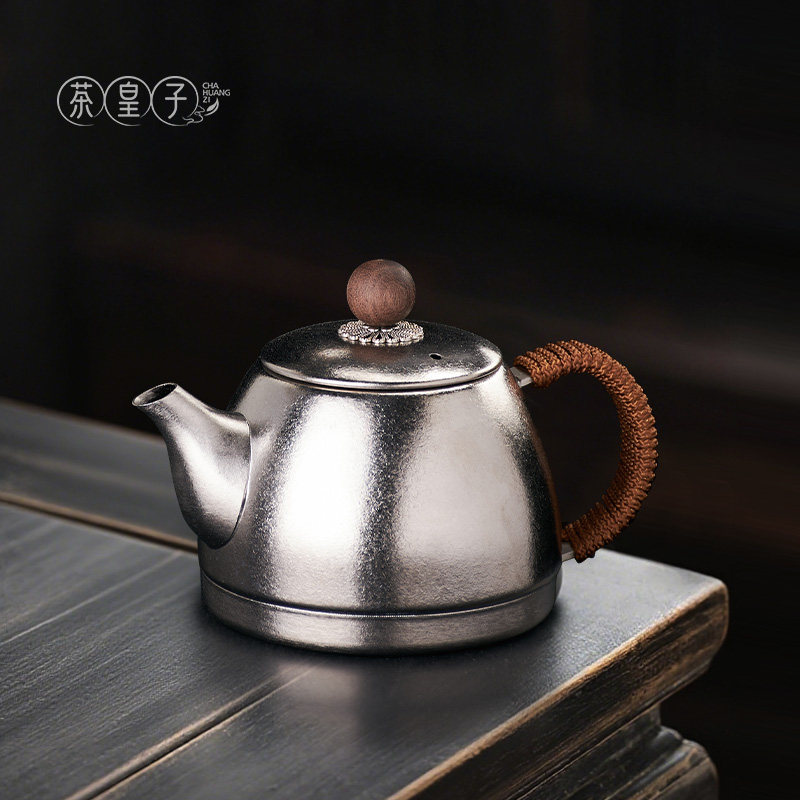 茶皇子纯钛泡茶壶家用短嘴带过滤便携茶壶泡茶器高档功夫茶具单壶