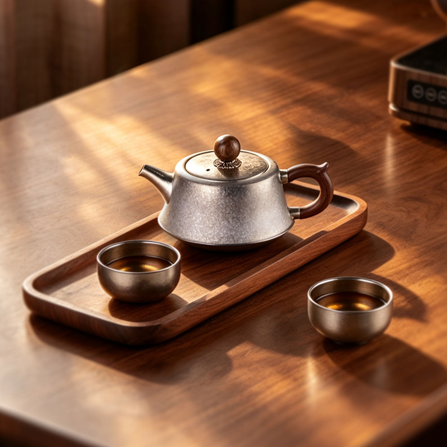 茶皇子纯钛茶水分离泡茶壶