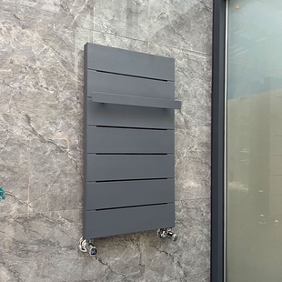 【超薄】铜铝卫生间背篓卫浴轻奢置物架背篓卫生间集中供暖暖气片