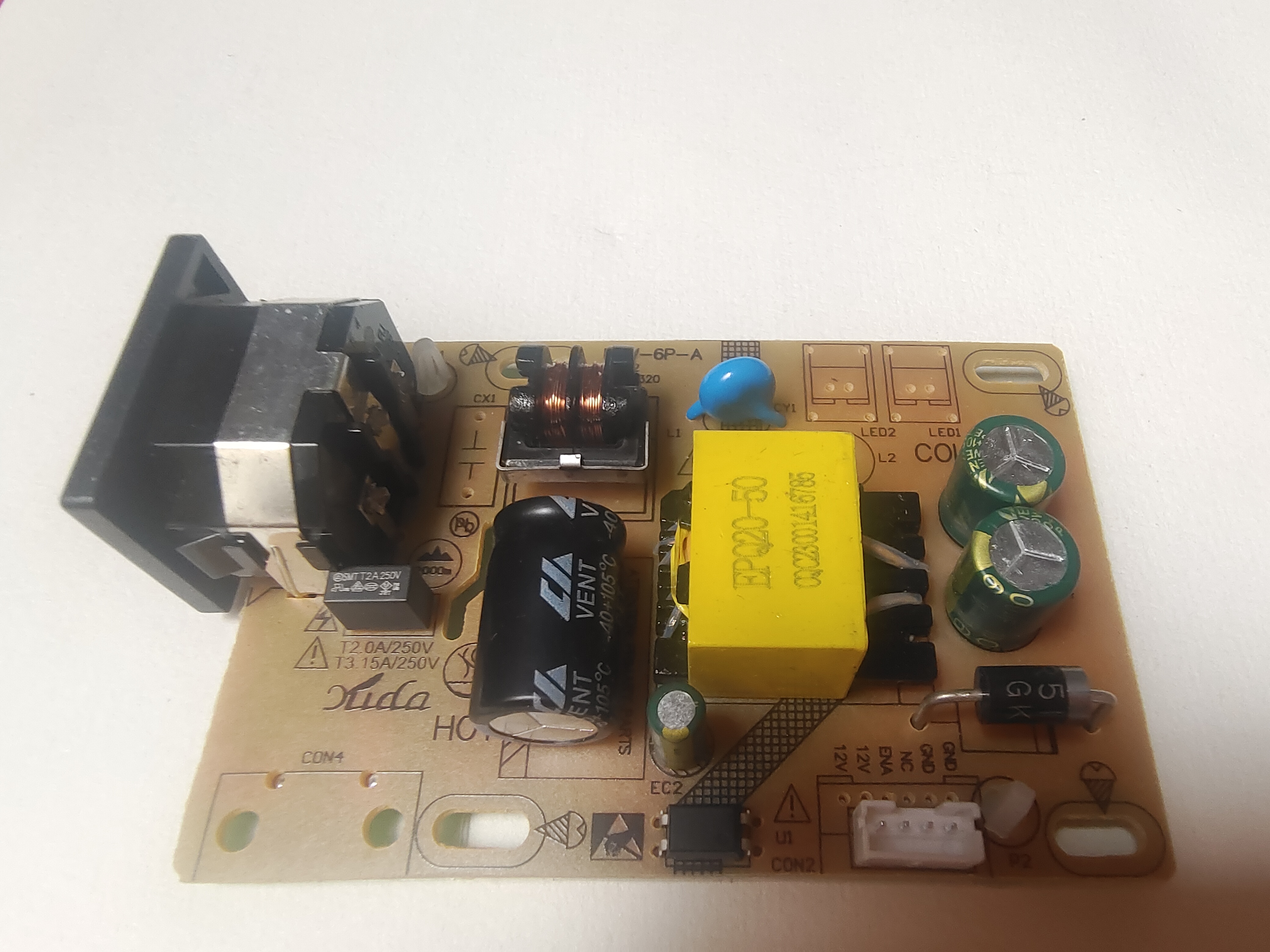 全新12-24寸液晶显示器电源板 FSW-6P 一A输出4座12V3A不带恒流