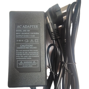 全新JXS一129现代电脑监控点歌机触摸屏显示器12V3A通用电源