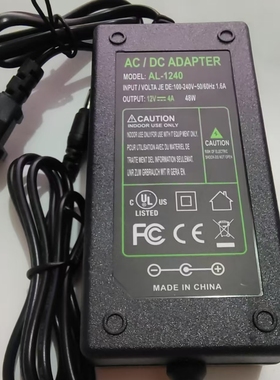 12V4A电源适配器LED显示器液晶电视监控通用AL-1240
