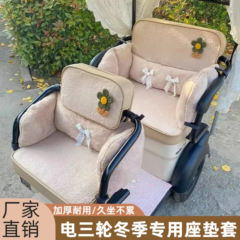 爱玛乐维CA500Por510乐维至臻版米悦CM100电动三轮车座套加厚保暖