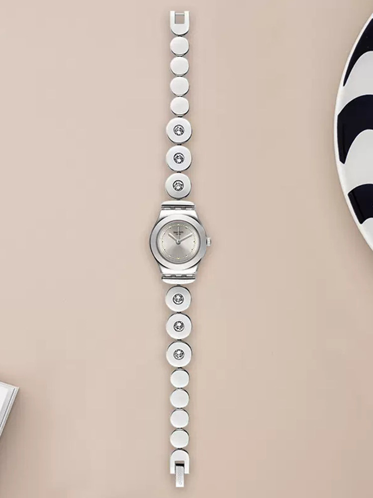 Swatch Swiss watch, fashionable business, simple steel band small dial quartz women's wristwatch, graduation gift thumbnail 7