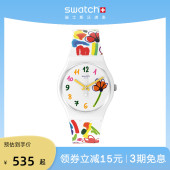 腕表 节日礼物 Swatch斯沃琪瑞士手表2023石英春日繁花炫丽时尚