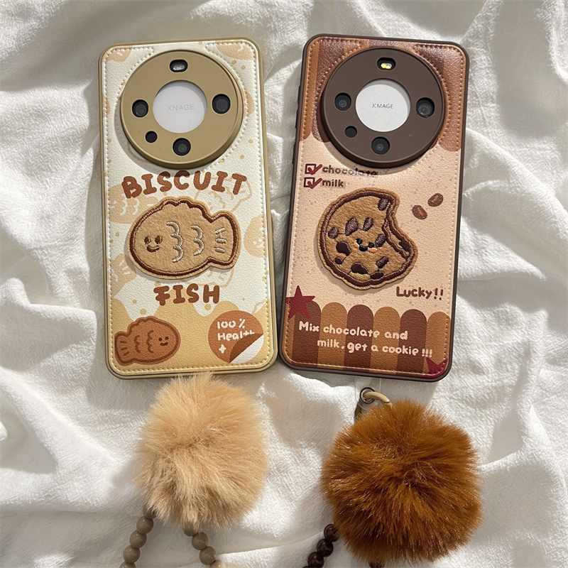 适用华为mate60皮纹日韩防摔壳