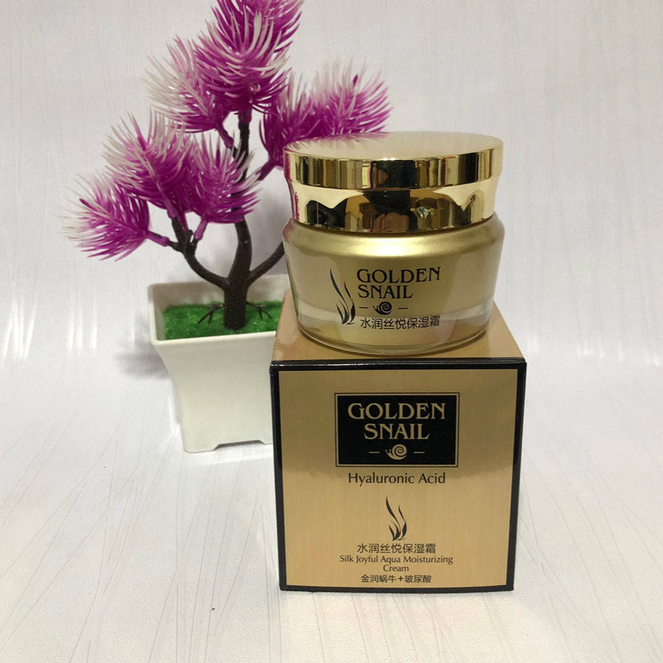 采媚金润蜗牛玻尿酸水润丝悦保湿霜60g保湿滋润修护补充水分