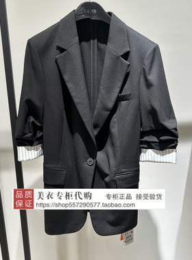 FUUNNY FEELLN/仿佛专柜正品国内代购2025秋款上衣FA00434W0-1099