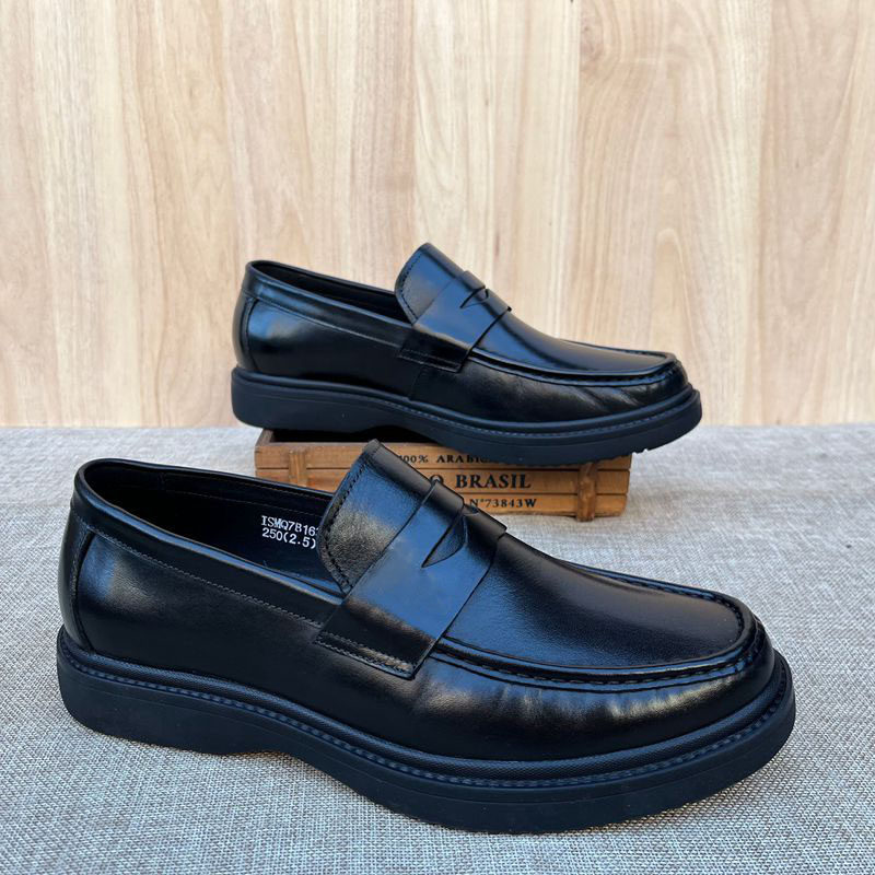 意大利撤柜清仓男鞋头层牛皮套脚商务休闲男士皮鞋办公鞋舒适耐磨,流行男鞋,休闲皮鞋,淘宝优惠券,粉丝福利购,淘宝优惠卷