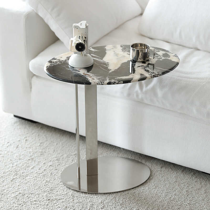 进口纯天然奢石沙发边几