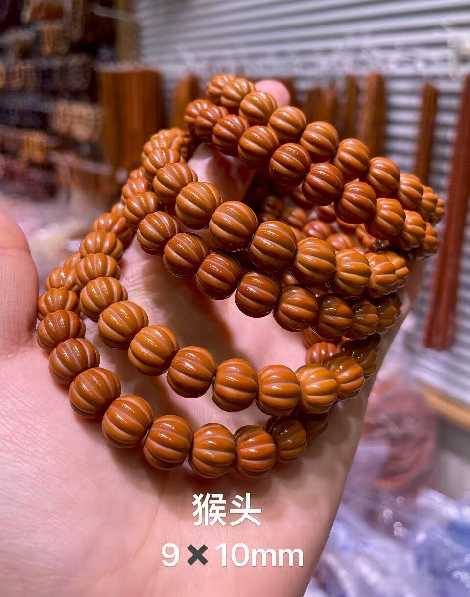 天然文玩猴头南瓜珠款手串男女款菩提