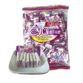 新美芋糖卷心香芋奶味糖320g 夹心芋头糖喜糖 8090后怀旧休闲零食