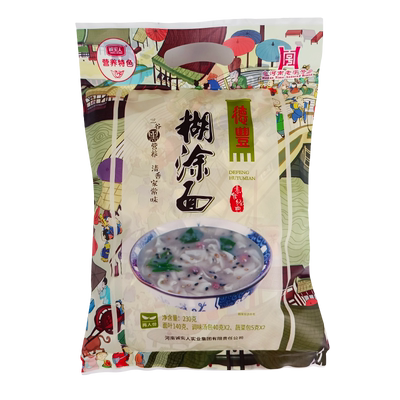 河南特产芝麻叶杂粮面糊涂面糊汤