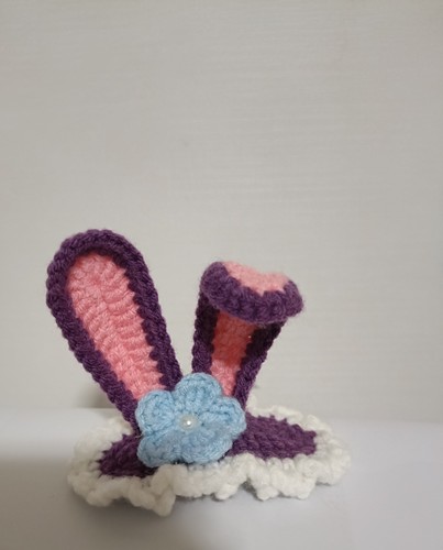 可爱星黛露耳朵钩织发夹