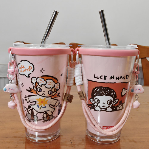 瑞幸泡泡玛特Zsiga联名杯改造PP杯盖DIY材料包304内胆亚克力外壳