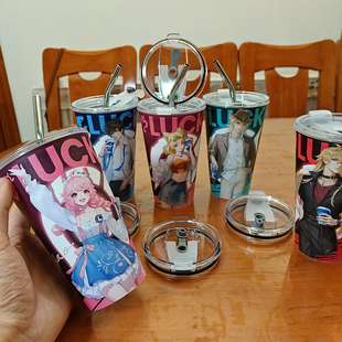 改造瑞幸王者荣耀联名pp杯杯盖瑞幸咖啡防漏配件超大杯盖子通用型