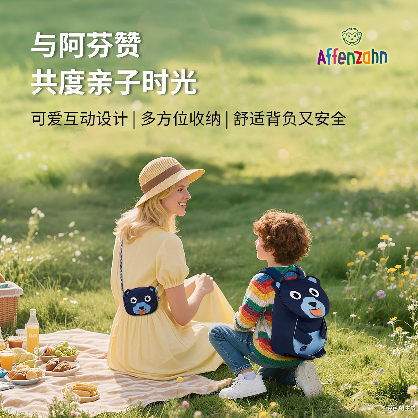 阿芬赞亲子系列零钱包儿童