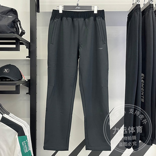 健身防泼水保暖加绒直筒运动裤 新款 AYKU519 2024冬季 李宁男子长裤