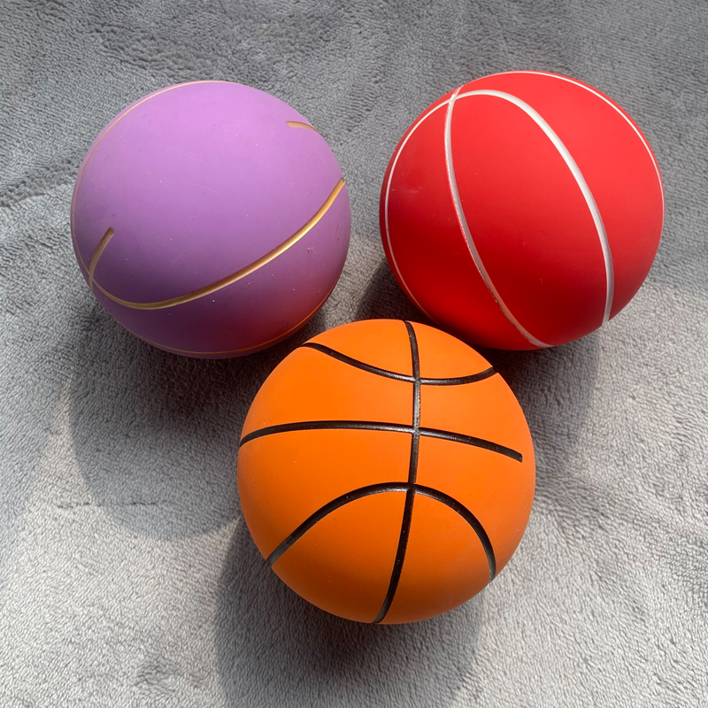 9.5cm手捏弹力球幼儿园可爱趣味锻炼充气软软橡胶球户外益智玩具