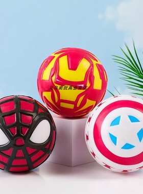 大号10cm高弹球PU材质漫威蜘蛛侠弹力球高弹力室内外益智玩具球