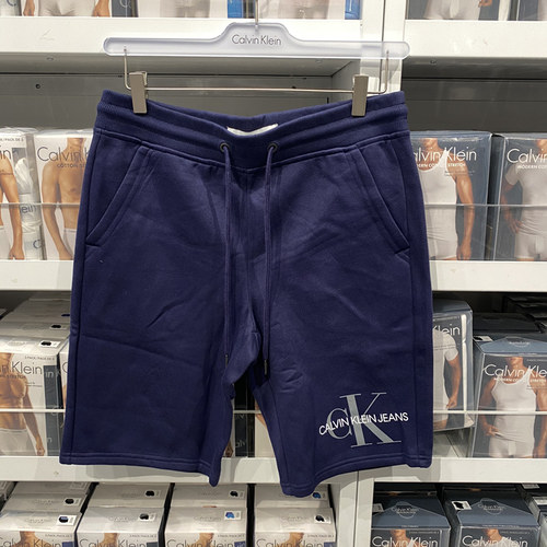 CalvinKlein男士抽绳宽松短裤