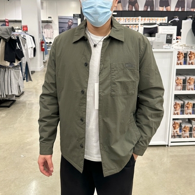 CK时尚防风防水衬衫夹克外套棉衣