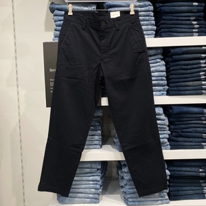 Calvin Klein/CK 男士夏季新款休闲纯色直筒工装长裤Chino裤 薄款