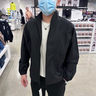 CK休闲防风防水宽松立领夹克外套