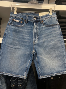 2026夏季新款CK Calvin Klein 男士休闲时尚百搭水洗直筒牛仔短裤