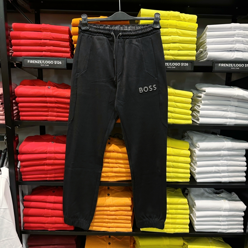 HugoBoss运动休闲束脚卫裤长裤