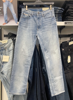 26春季新款CK/Calvin Klein 男士休闲水洗宽松直筒牛仔裤Straight