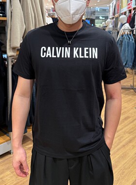 CK男士纯色百搭纯棉印花短袖T恤