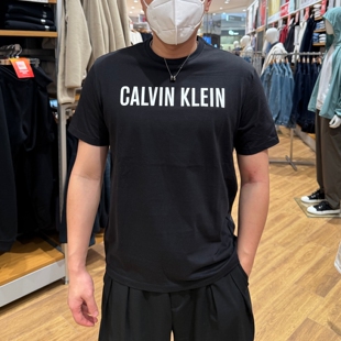 纯色百搭纯棉LOGO印花圆领短袖 26夏季 T恤 Klein男士 Calvin 新款