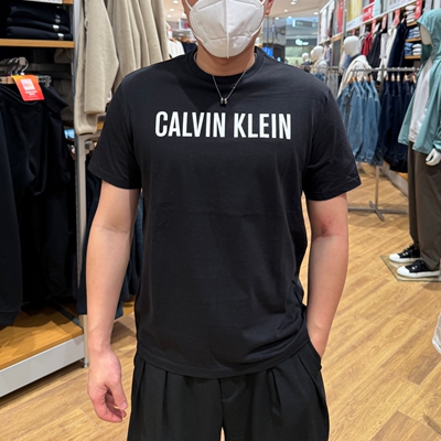 CK男士纯色百搭纯棉印花短袖T恤