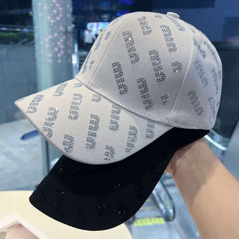 韩版时尚水钻字母棒球帽