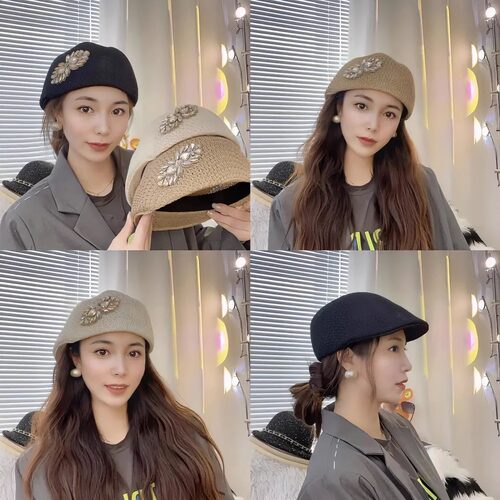 鸭舌帽女款春夏防晒遮阳网眼透气