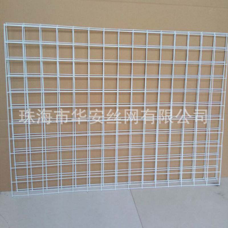 网片网格挂钩货架白色地摊铁网网架铁丝格子照片墙服装展示架上墙