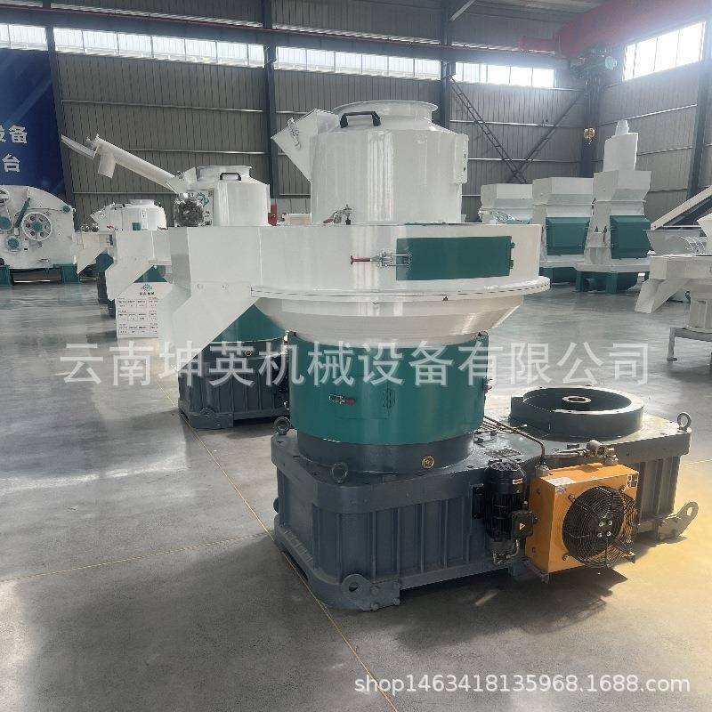 云南颗粒燃料造粒机 生物质燃烧颗粒机厂家 杂木粉碎制颗粒生产线
