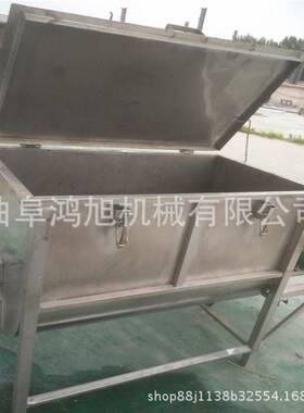 生石灰搅拌加湿机 20立方卧式草料混合设备 混合均匀双绞龙款式