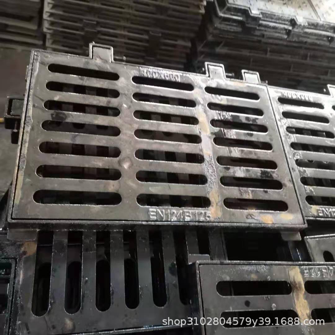 厂家现货销售球墨铸铁井盖 400*600铸铁套篦 小区下水道铸铁篦子